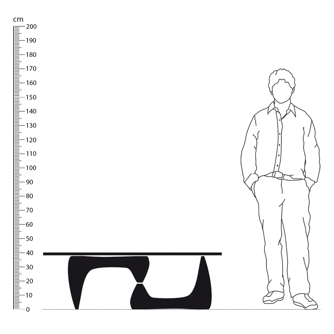 Lume Sculpted Base Table – Replica