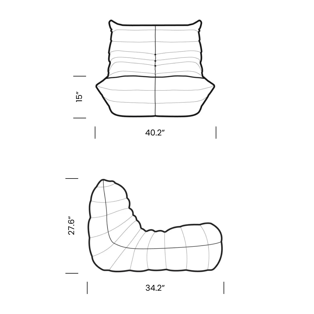 Individual pad seat – Replica